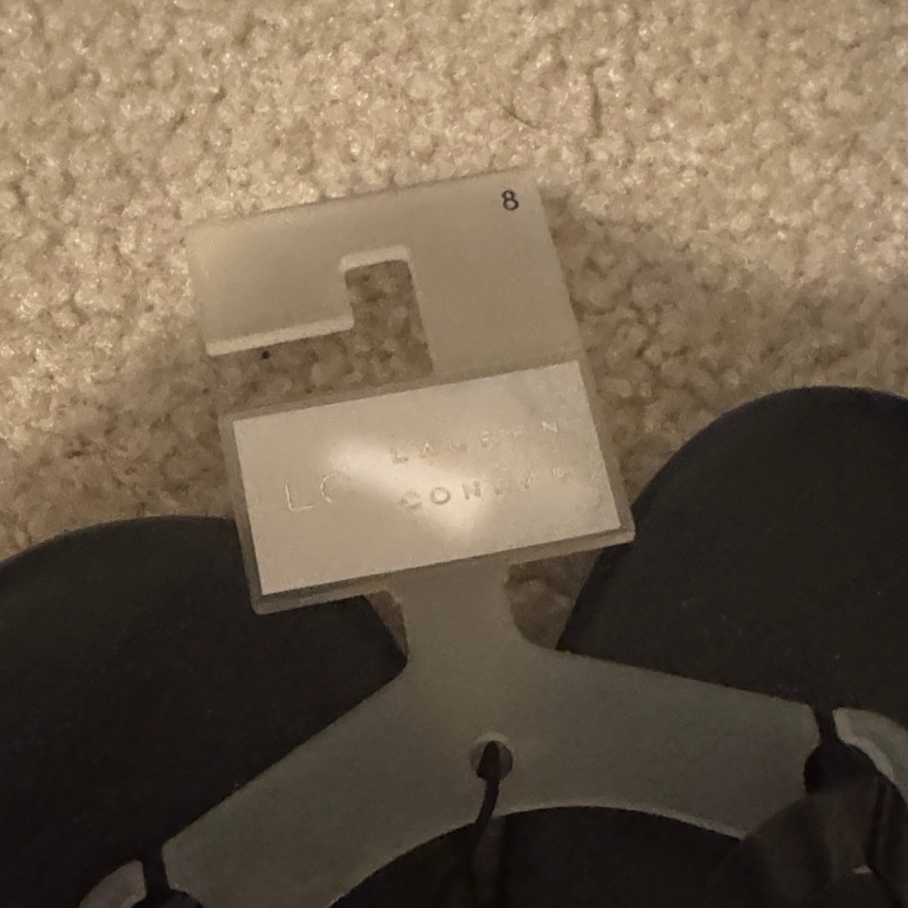 LC Lauren Conrad Elegant Black Sandals - Picture 3 of 9